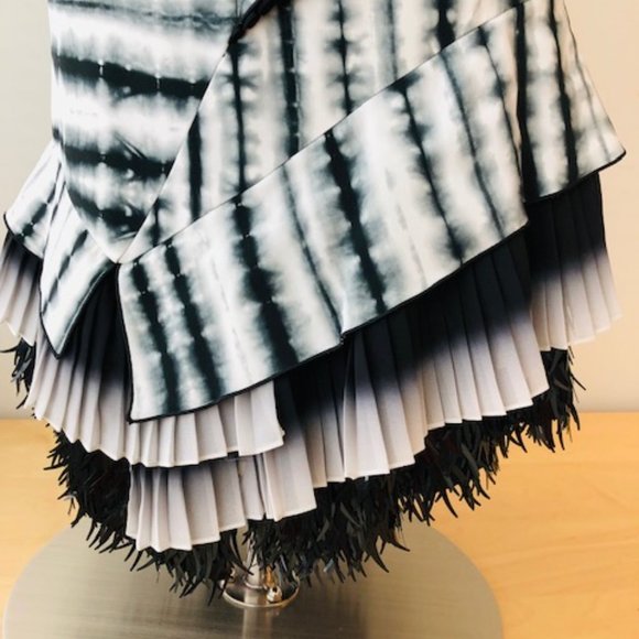 Proenza Schouler Tie-dye Cocktail Dress, Size 0 - Picture 4 of 10